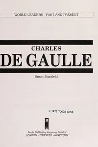 Capa de Charles de Gaulle