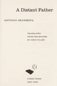 Cover of A distant father