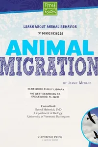 Capa de Animal migration
