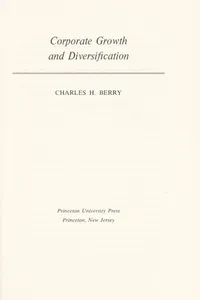 Corporate growth and diversification