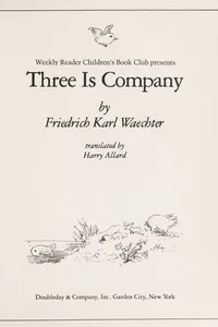 Three is company