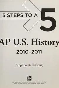Cover of AP U.S. history, 2010-2011