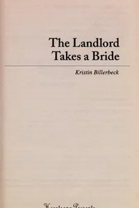 The landlord takes a bride