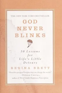 Capa de God never blinks por Regina Brett