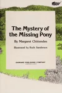 The mystery of the missing pony