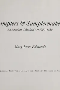 Samplers & samplermakers