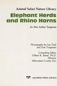Elephant herds and rhino horns