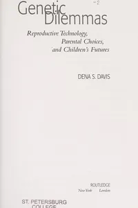 Capa de Genetic dilemmas