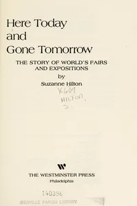 Here today and gone tomorrow