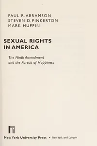 Sexual rights in America