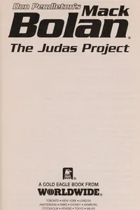 Cover of The Judas project by Don Pendleton
