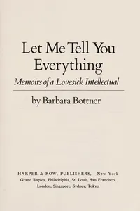 Let me tell you everything