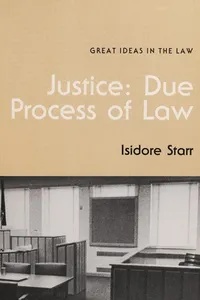 Justice, due process of law