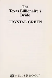 The Texas Billionaire's Bride