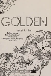 Cover of Golden by Jessi Kirby