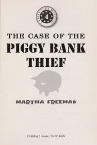 The case of the piggy bank thief