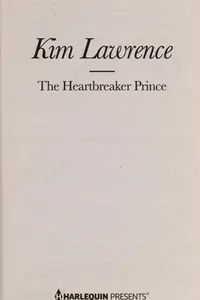The heartbreaker prince