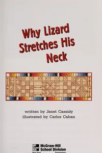 Why Lizard stretches his neck