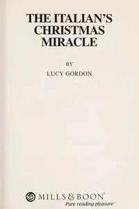 Cover of The Italian's Christmas Miracle