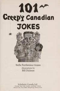 Cover of 101 creepy Canadian jokes