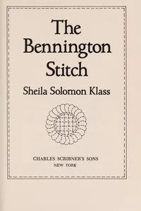 The Bennington stitch