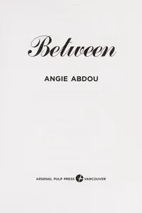 Capa de Between