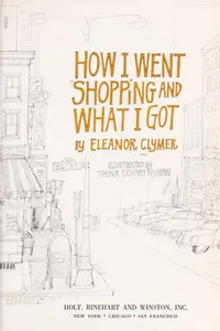 How I Went Shopping and What I Got