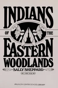 Indians of the eastern woodlands