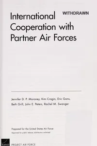 Cover of International cooperation with partner air forces