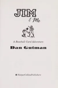 Capa de Jim & me por Dan Gutman