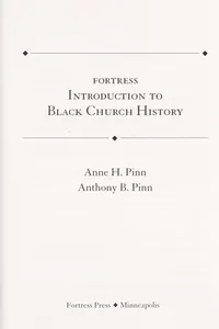 Fortress introduction to Black church history