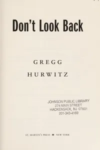 Cover of Don't Look Back