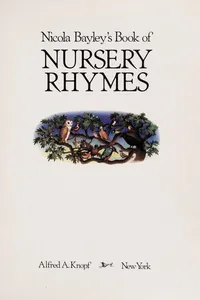Nicola Bayley's book of nursery rhymes