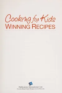 Cooking for kids