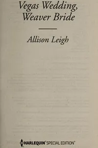 Vegas wedding, Weaver bride