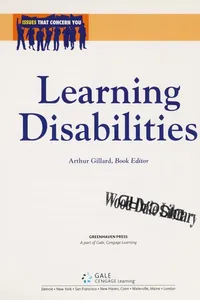 Capa de Learning disabilities