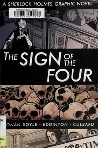 Cover of The sign of the four [graphic novel] by Ian Edginton