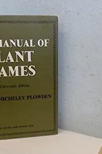 A manual of plant names