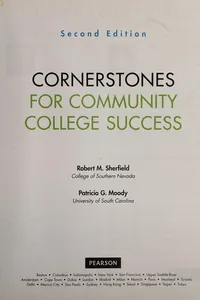 Cornerstones for community college success