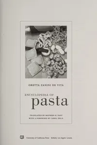 Encyclopedia of pasta