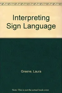 Interpreting sign language