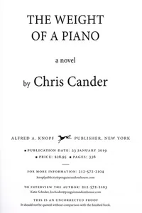 The weight of a piano