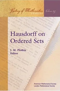 Hausdorff on ordered sets