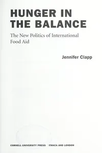 Hunger in the balance