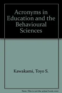 Acronyms in education and the behavioral sciences