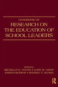 Cover of Handbook of research on the education of school leaders by Joseph Murphy