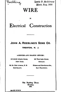 Wire in electrical construction