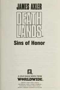 Cover of Sins of honor by James Axler