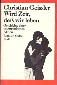 Capa de Wird Zeit, daß wir leben por Christian Geissler