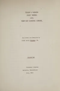 Tillman & Hamilton family records